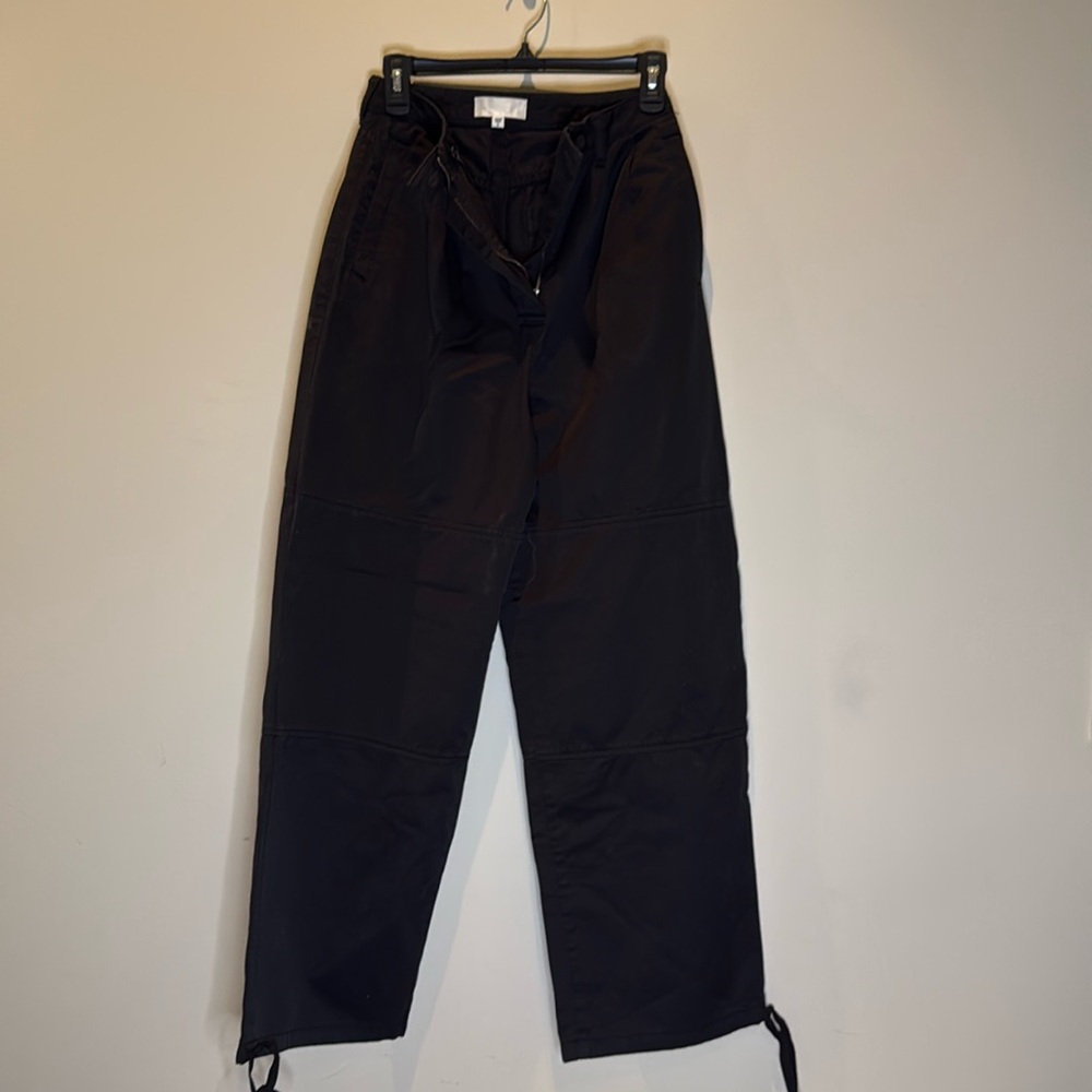 Moussy Vintage Black Cargo Style Balloon Pants - Size Small
